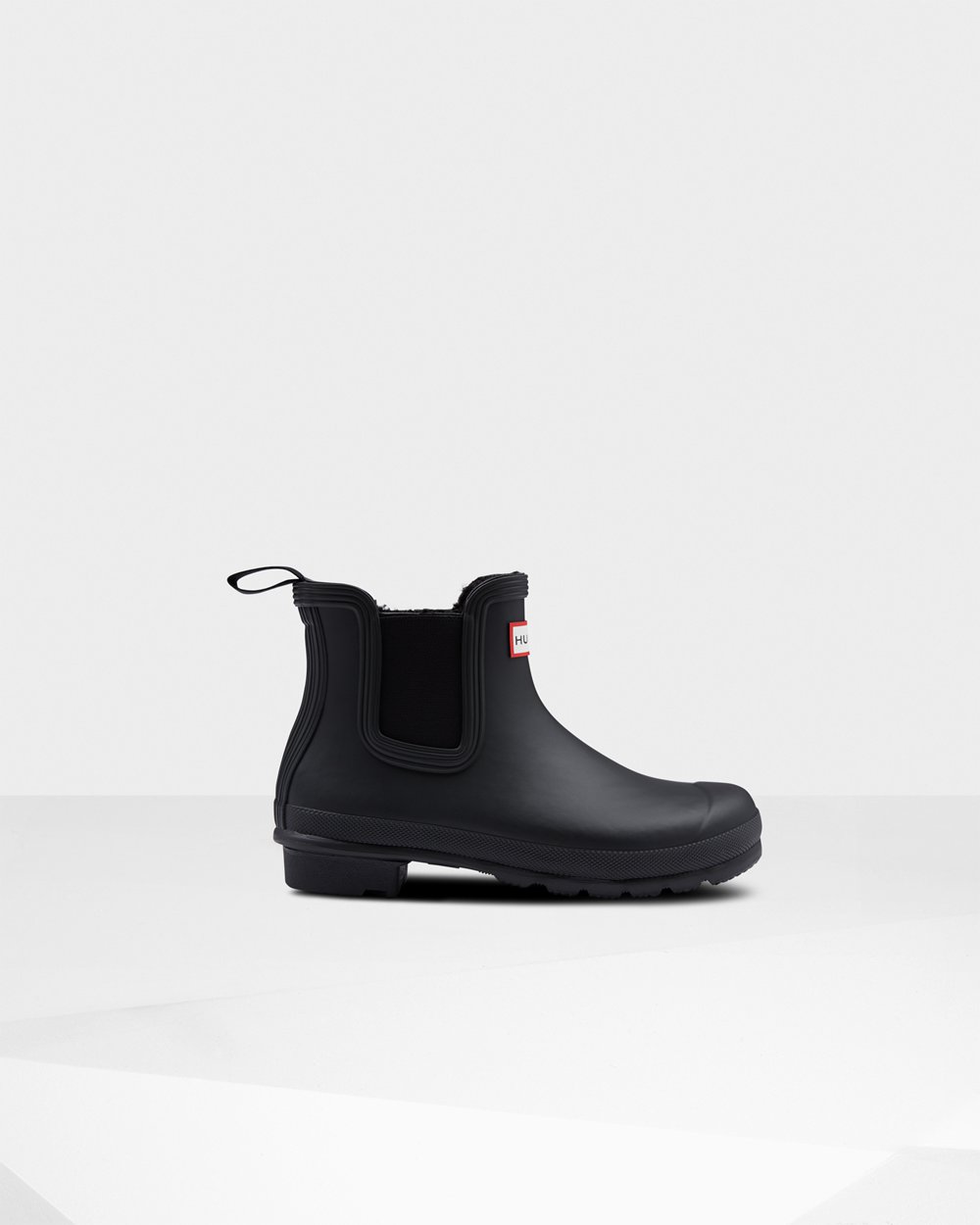 Hunter Original Insulated Chelsea Boots - Online Shop Womens Black - ZJVSCT064